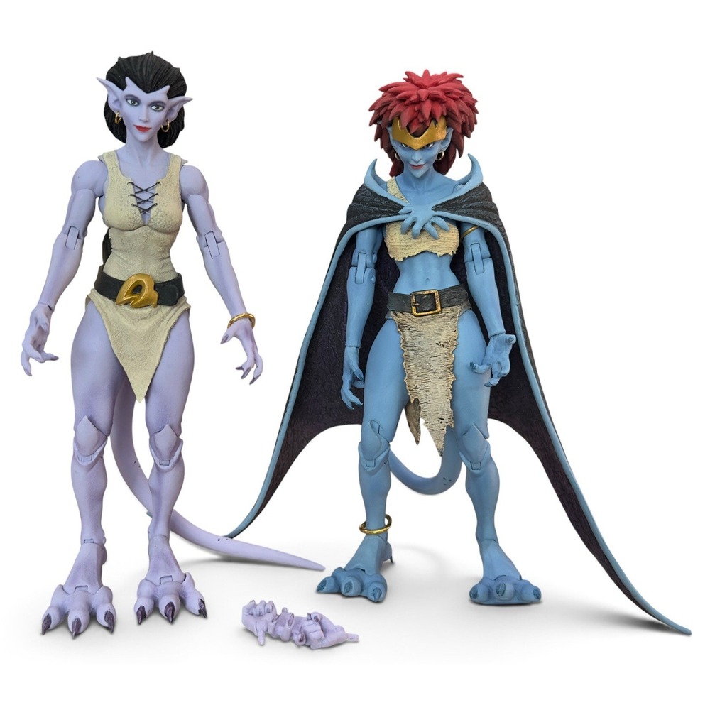 NECA Gargoyles Ultimate Vows DEMONA and ANGELA Action Figure Lot Disney